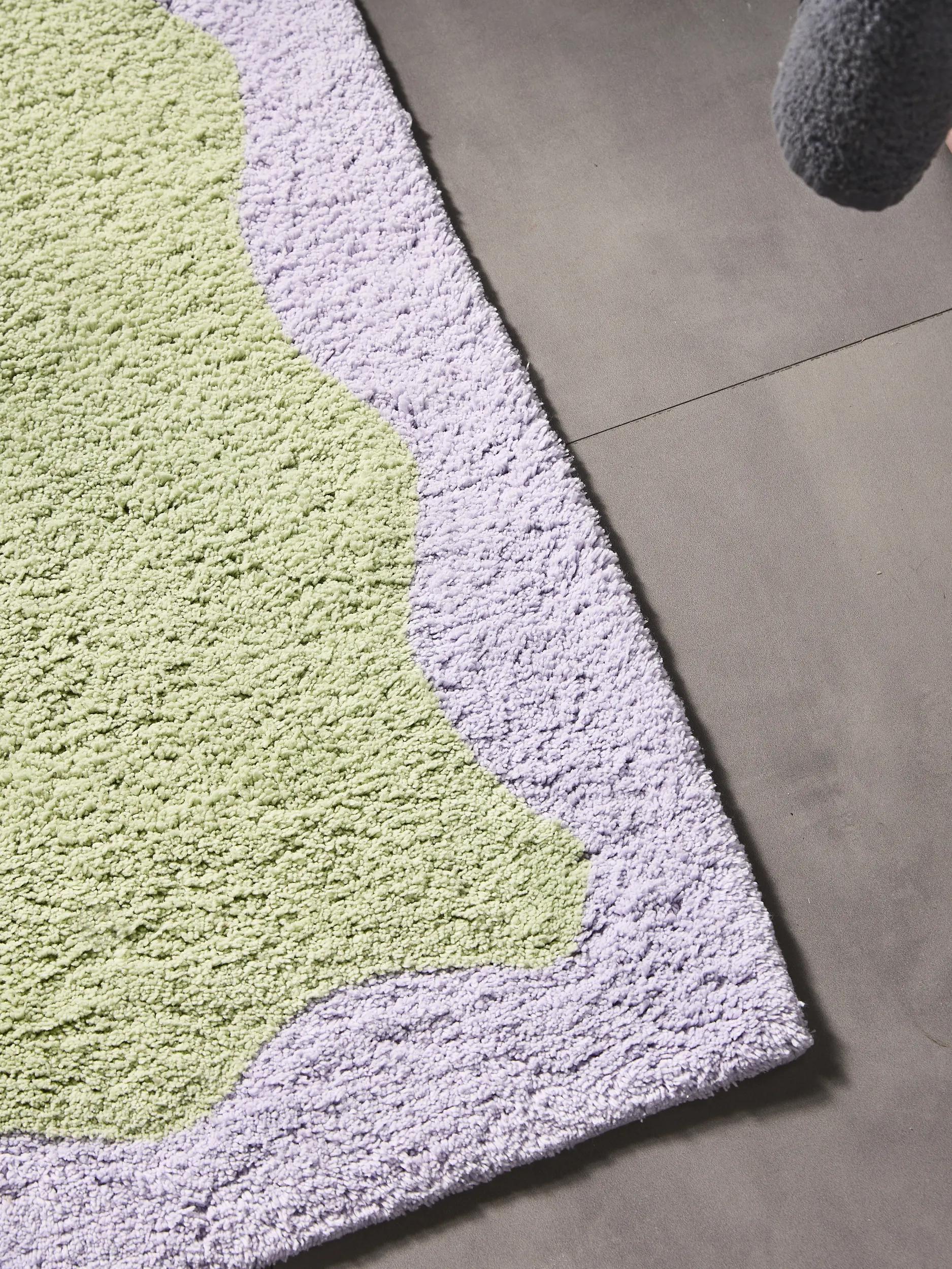 Bath Rug Cara Green/Purple