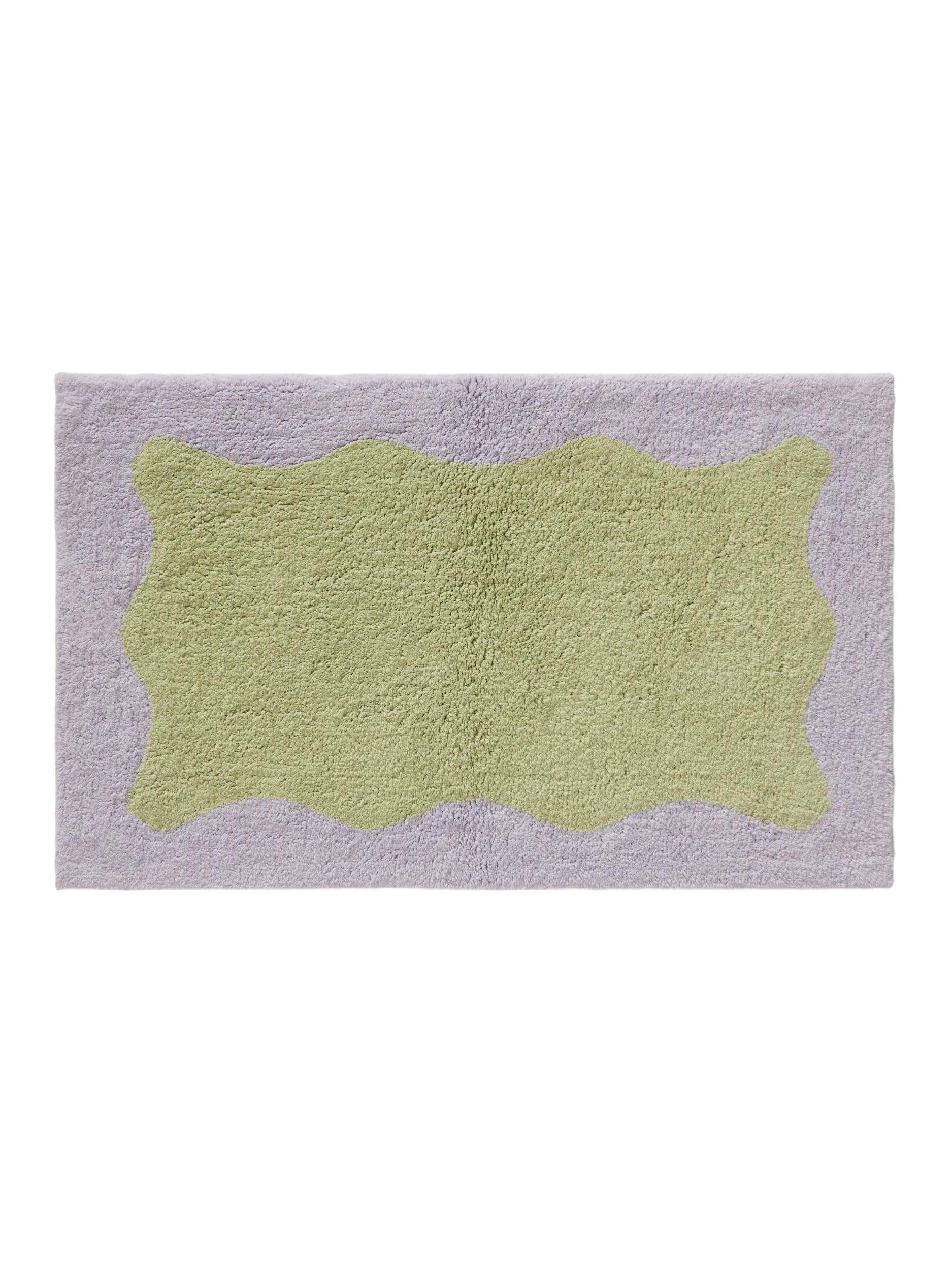 Bath Rug Cara Green/Purple