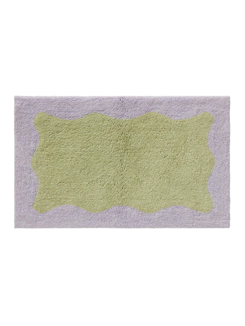 Bath Rug Cara Green/Purple