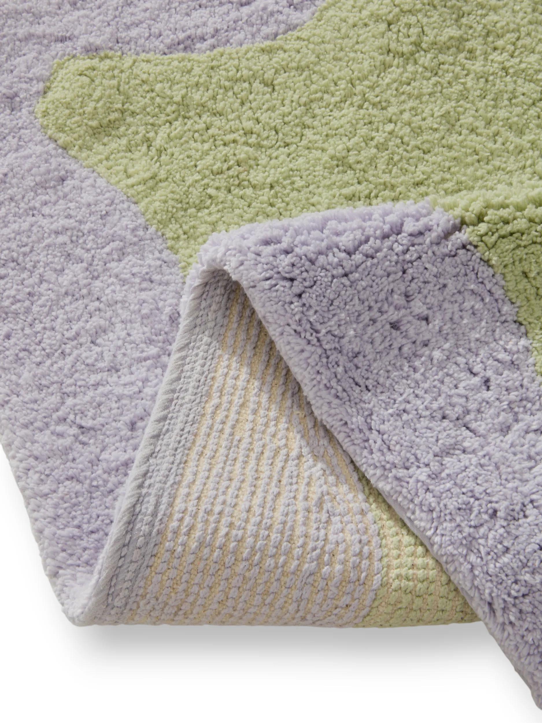 Bath Rug Cara Green/Purple