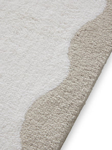 Tapis de bain Cara Gris/Blanc
