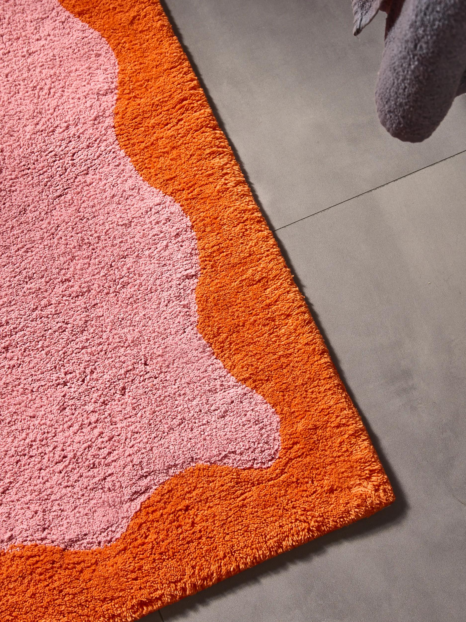 Bath Rug Cara Pink/Orange