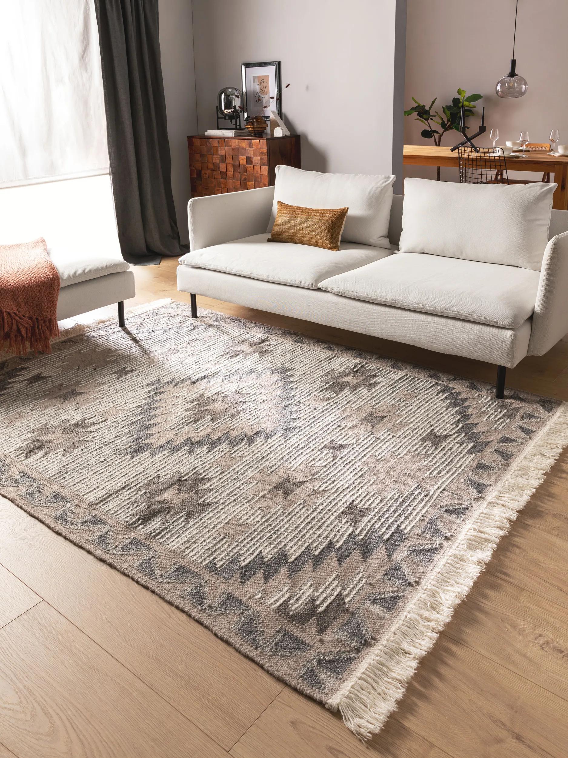 Wool Rug Cari Grey