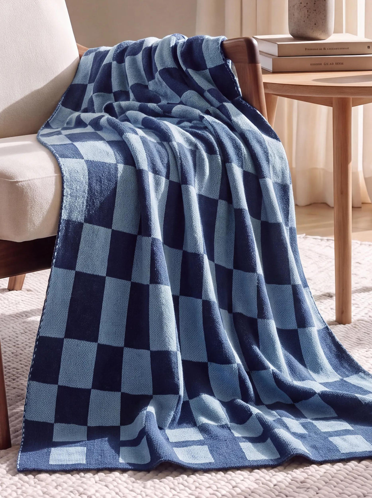 Cotton Blanket Carli Blue