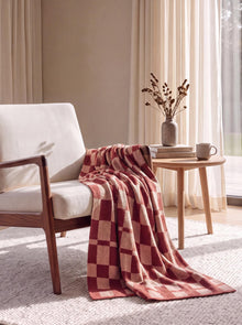 Cotton Blanket Carli Red