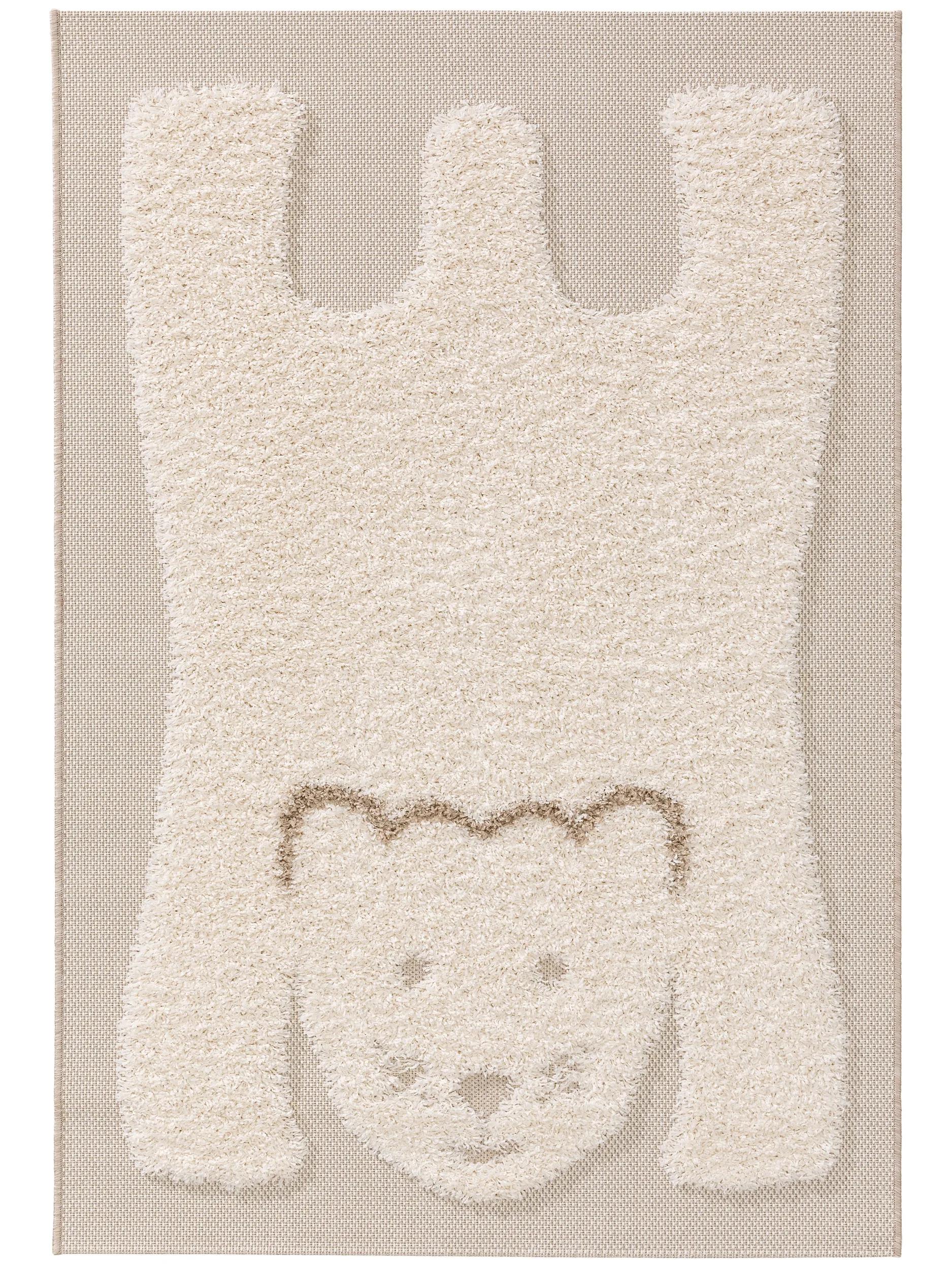Kids rug Carlo Cream/Taupe