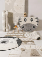 Kids rug Carlo Cream/Taupe