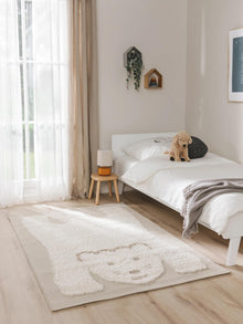 Kids rug Carlo Cream/Taupe