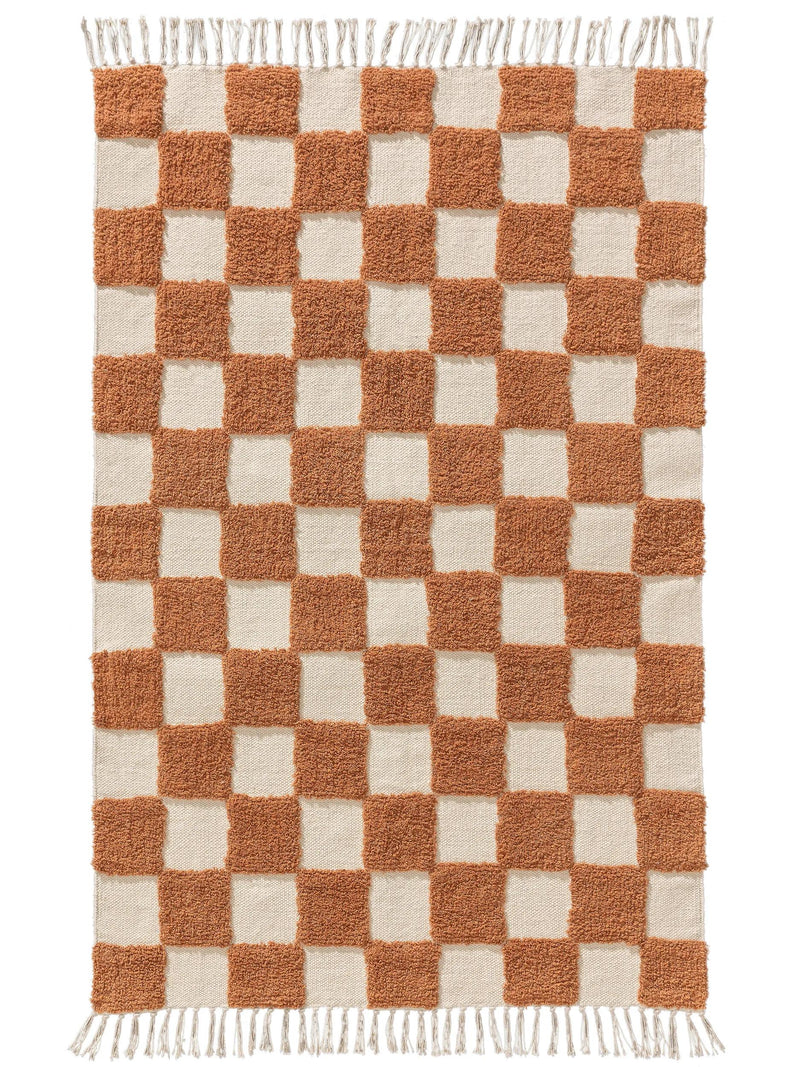 Kids rug Caro Terracotta