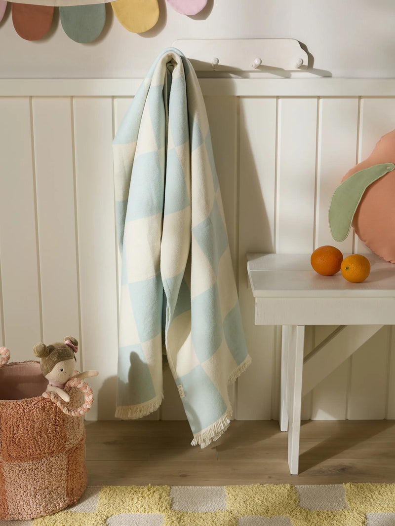 Cotton blanket Caro Blue