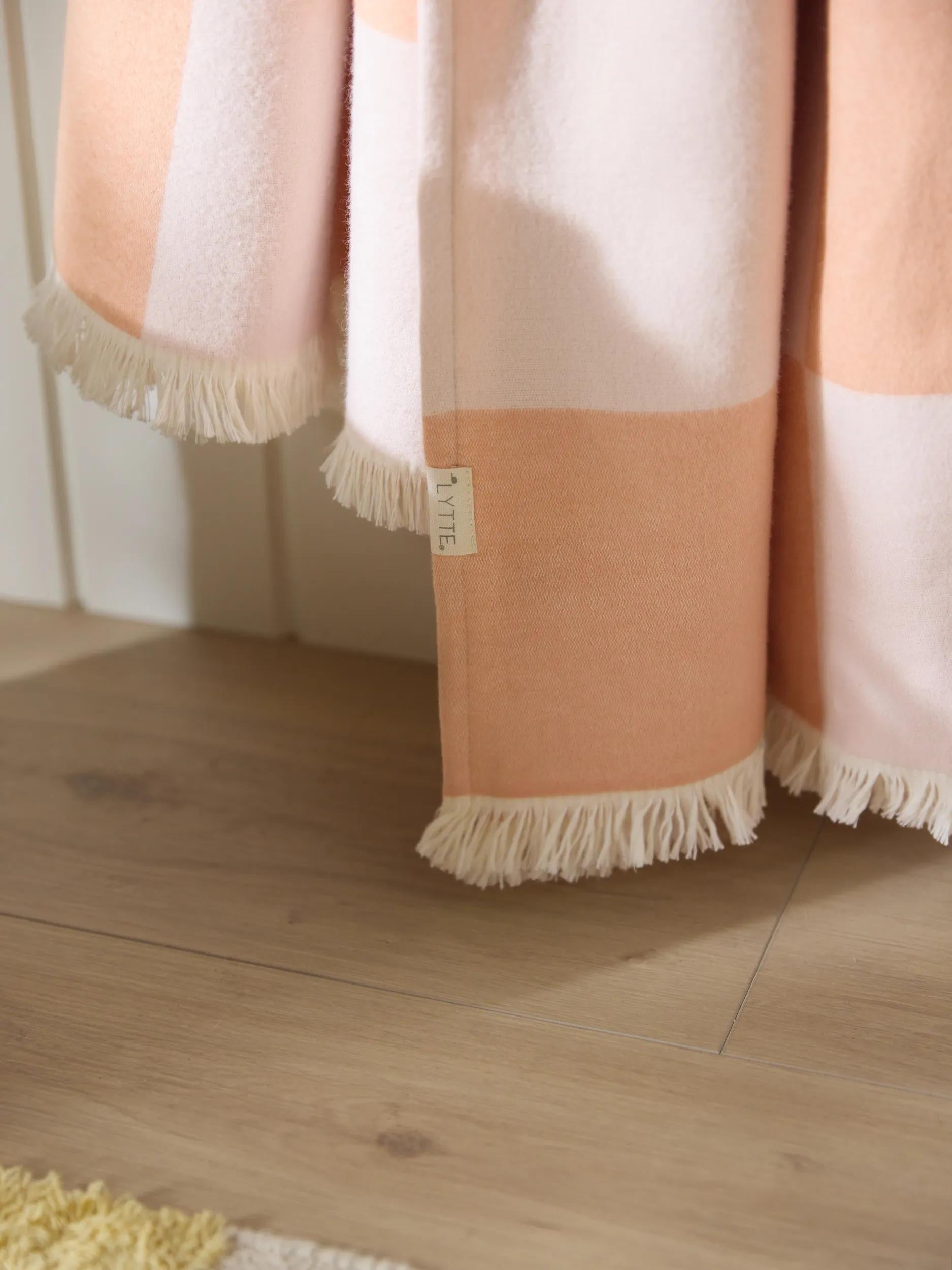 Cotton blanket Caro Rose