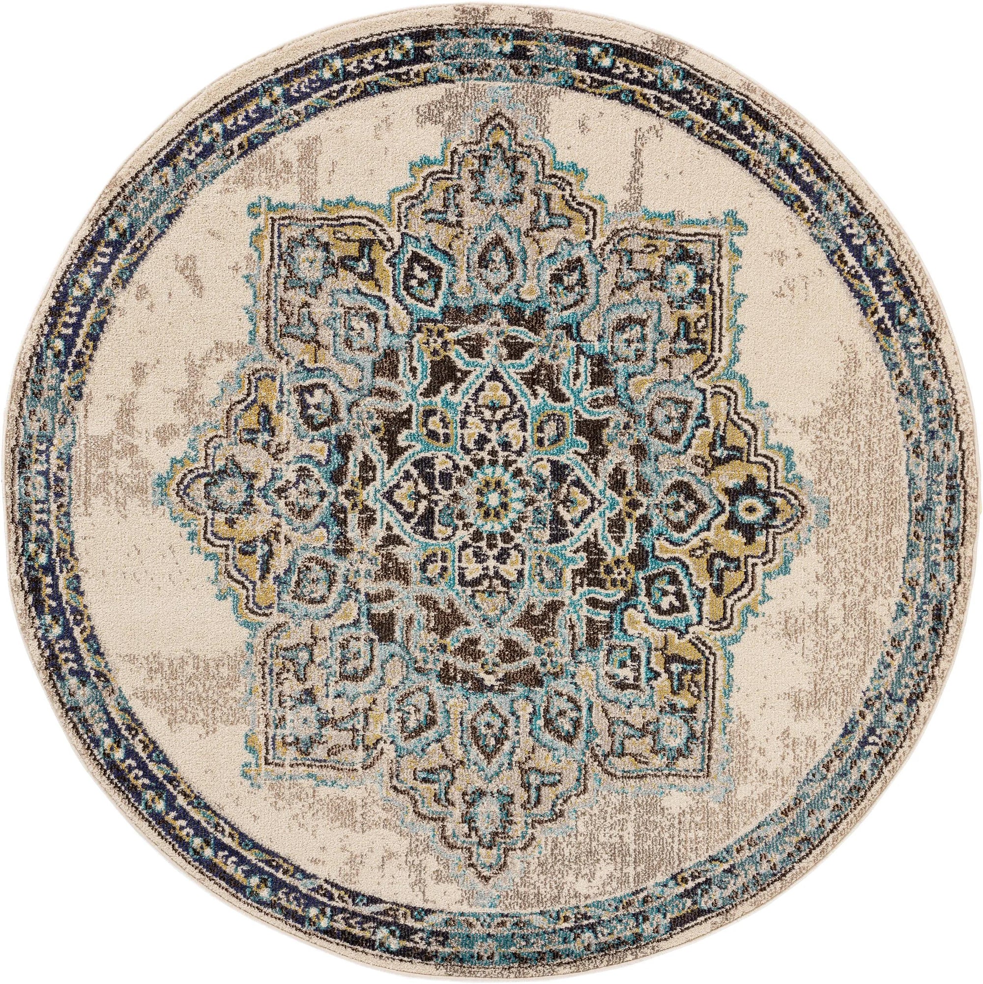 Round Rug Casa Beige