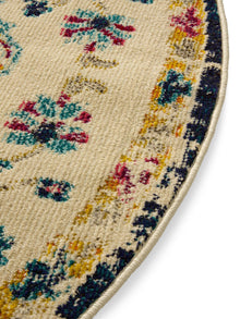 Round Rug Casa Multicolour