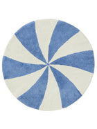 Washable Kid´s Rug Cecilia Blue/White