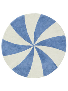 Washable Kid´s Rug Cecilia Blue/White