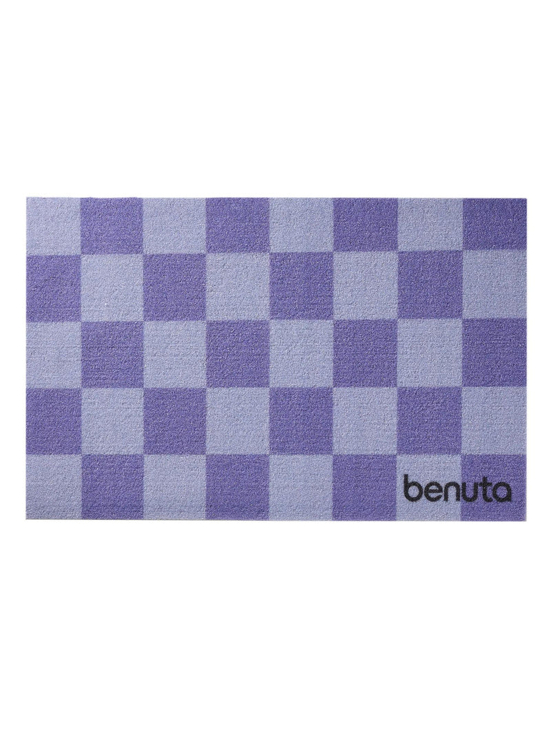 Door mat Checker Purple