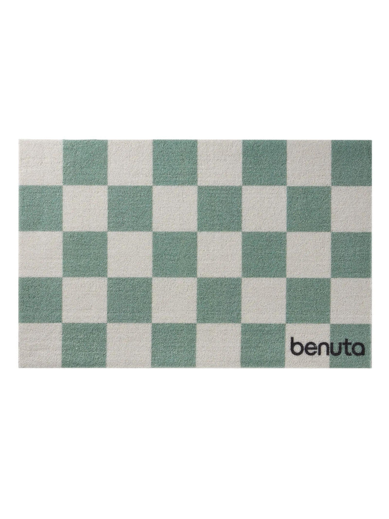 Door mat Checker Green