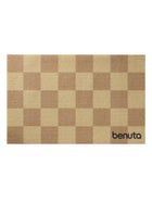 Door mat Checker Yellow