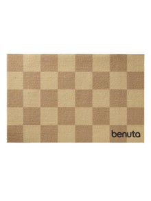 Door mat Checker Yellow