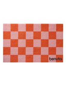Door mat Checker Pink