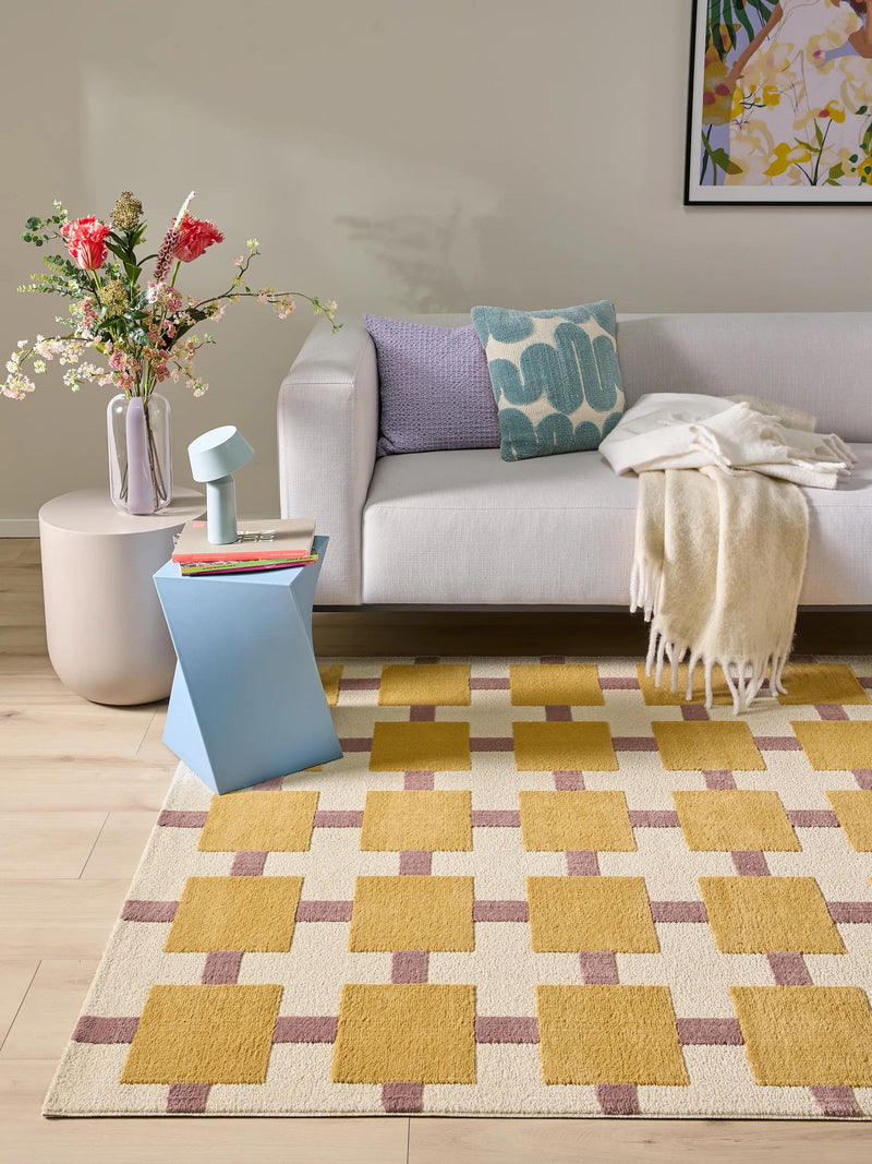 Rug Cini Beige/Yellow
