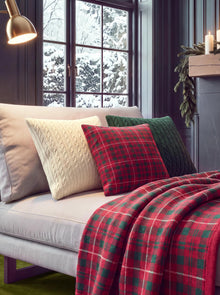Christmas Cushion Classic Red