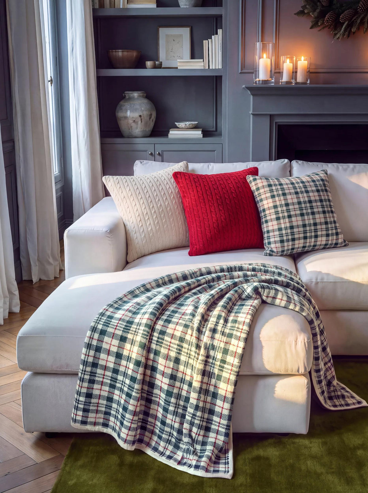 Christmas Blanket Classic Green