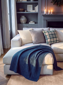 Christmas Blanket Classic Blue