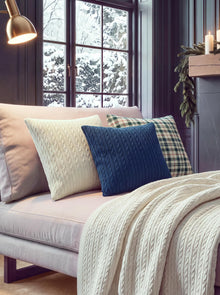Christmas Cushion Classic Blue