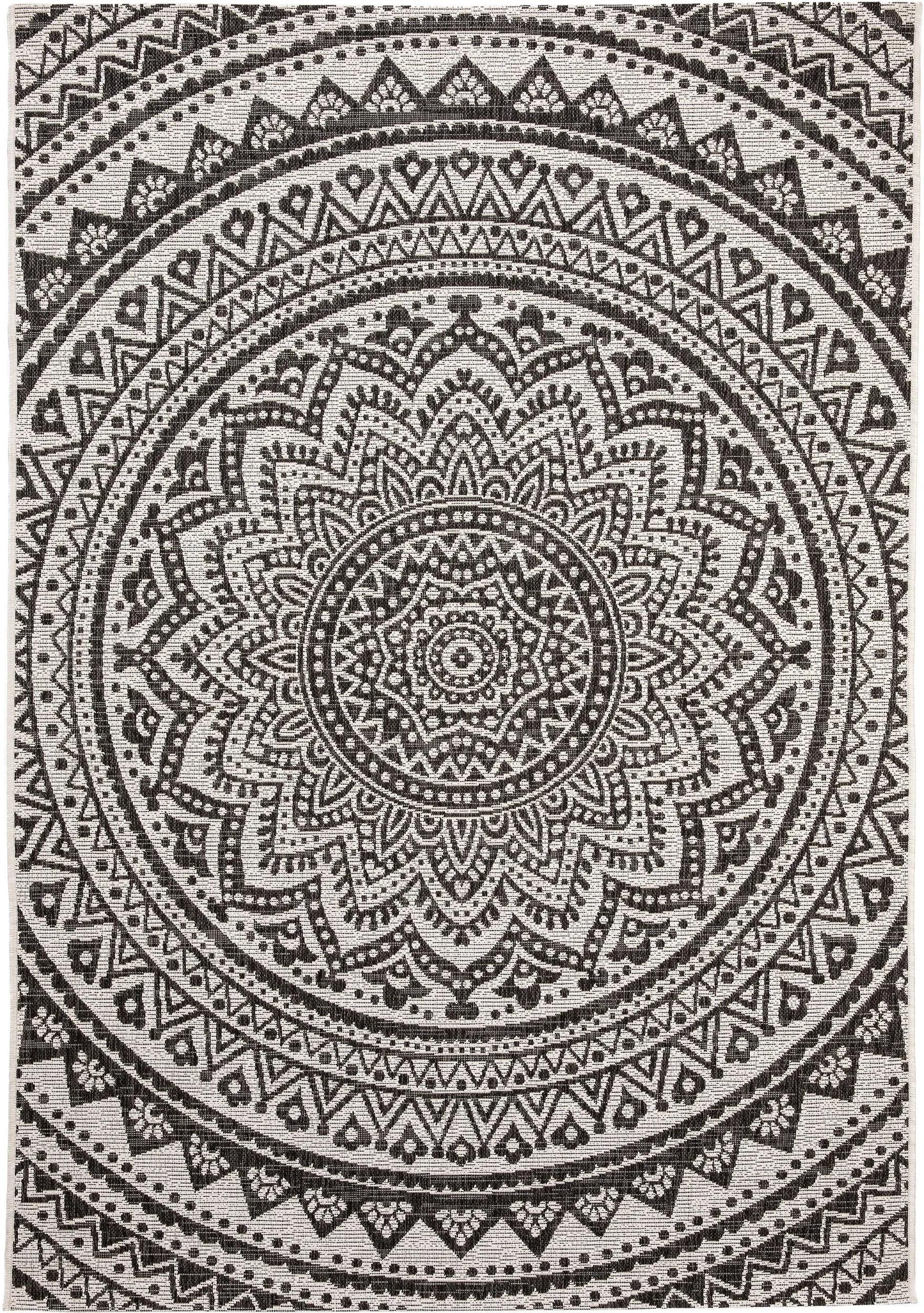 In- & Outdoor Rug Cleo White/Black