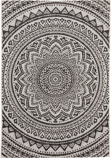 In- & Outdoor Rug Cleo White/Black