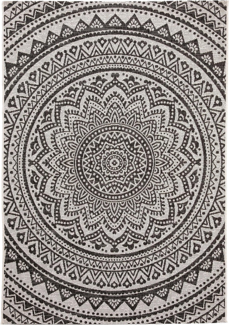 In- & Outdoor Rug Cleo White/Black