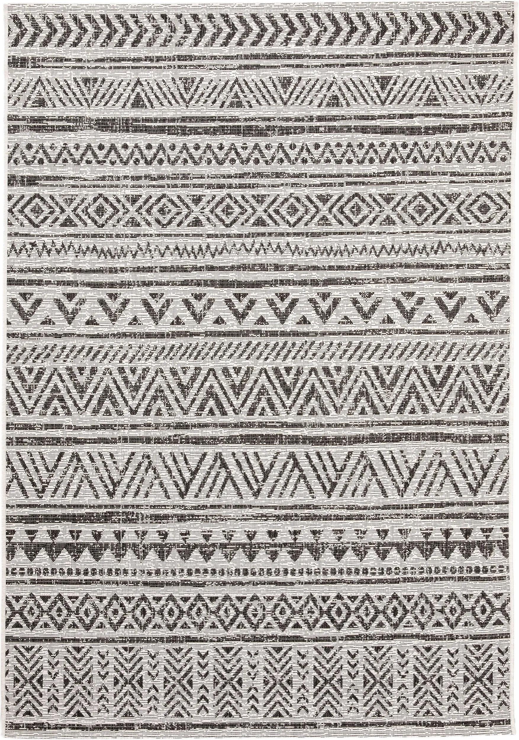 In- & Outdoor Rug Cleo White/Black