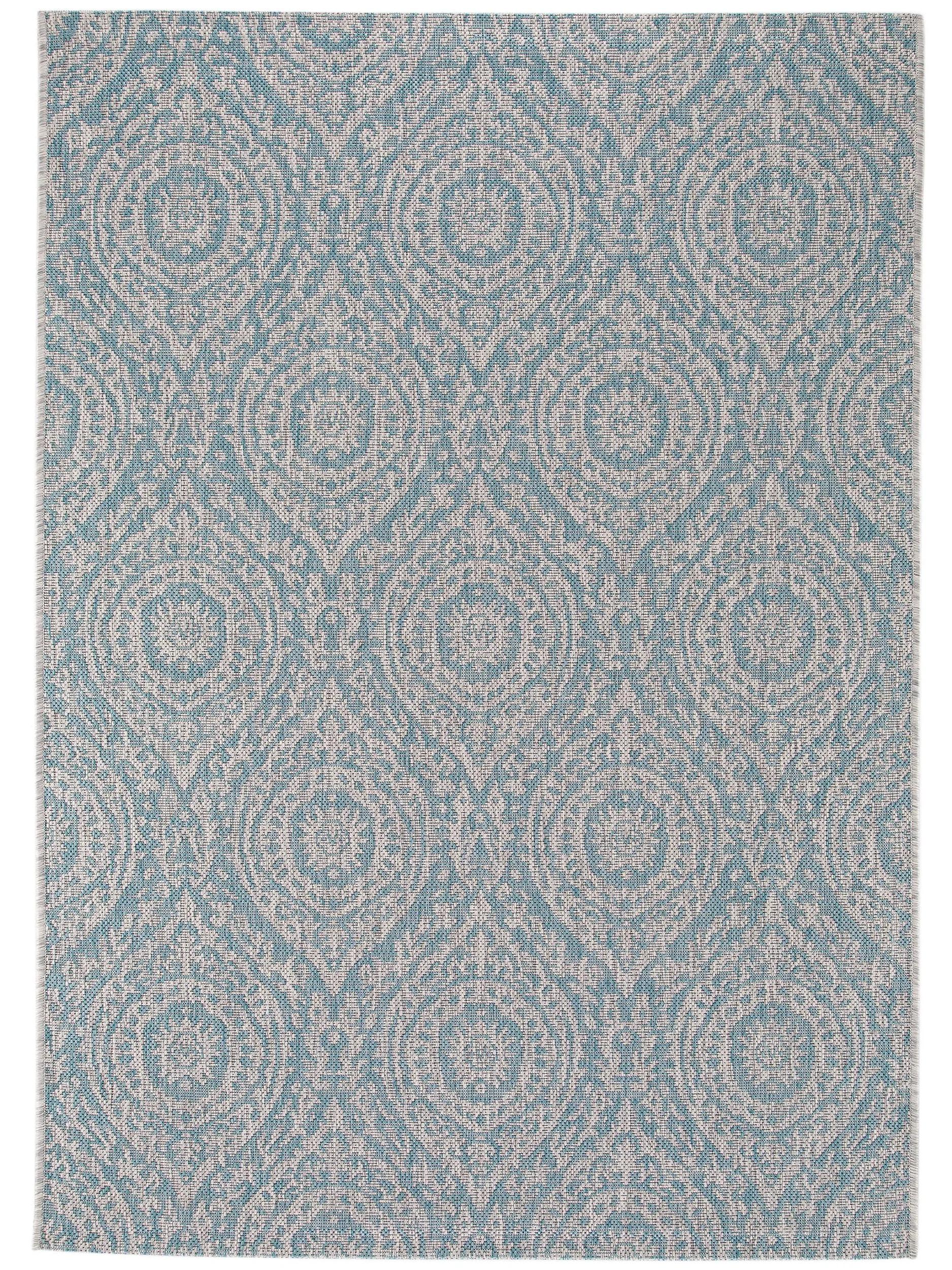 In- & Outdoor Rug Cleo Beige/Turquoise