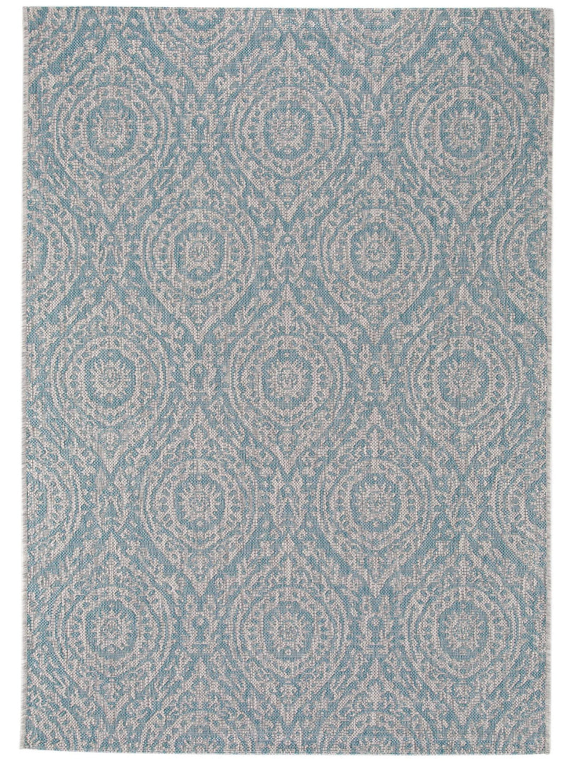 In- & Outdoor Rug Cleo Beige/Turquoise