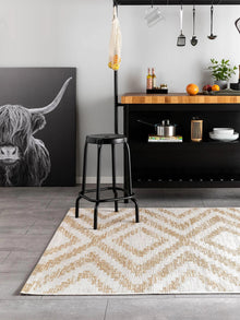 Tapis intérieur et extérieur Cleo crème/beige