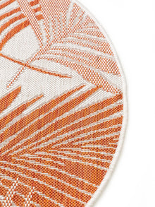 In- & Outdoor Round Rug Cleo Orange