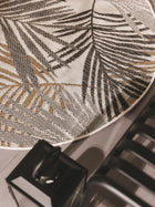In- & Outdoor Round Rug Cleo Black