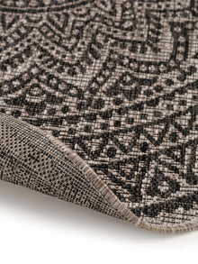 In- & Outdoor Round Rug Cleo Beige/Brown
