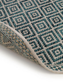 In- & Outdoor Round Rug Cleo Blue