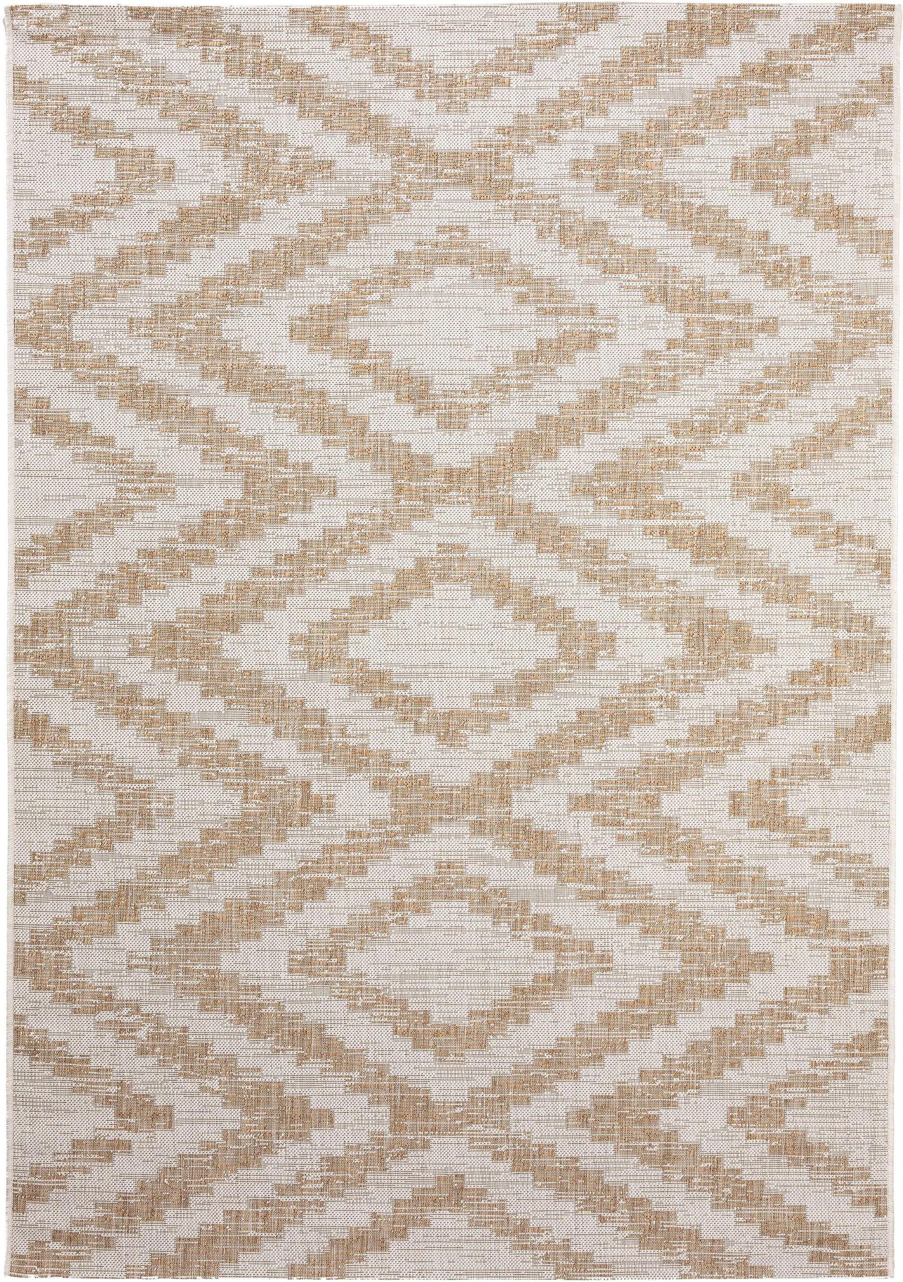 Tapis intérieur et extérieur Cleo crème/beige