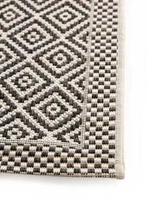 In- & Outdoor Teppich Cleo Weiß/Schwarz