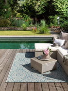 In- & Outdoor Rug Cleo Beige/Turquoise