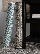 In- & Outdoor Runner Cleo Blue