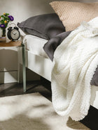 Cotton blanket Cloe Cream