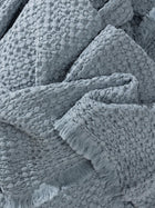 Cotton blanket Cloe Blue/Grey