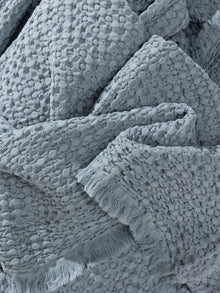 Cotton blanket Cloe Blue/Grey
