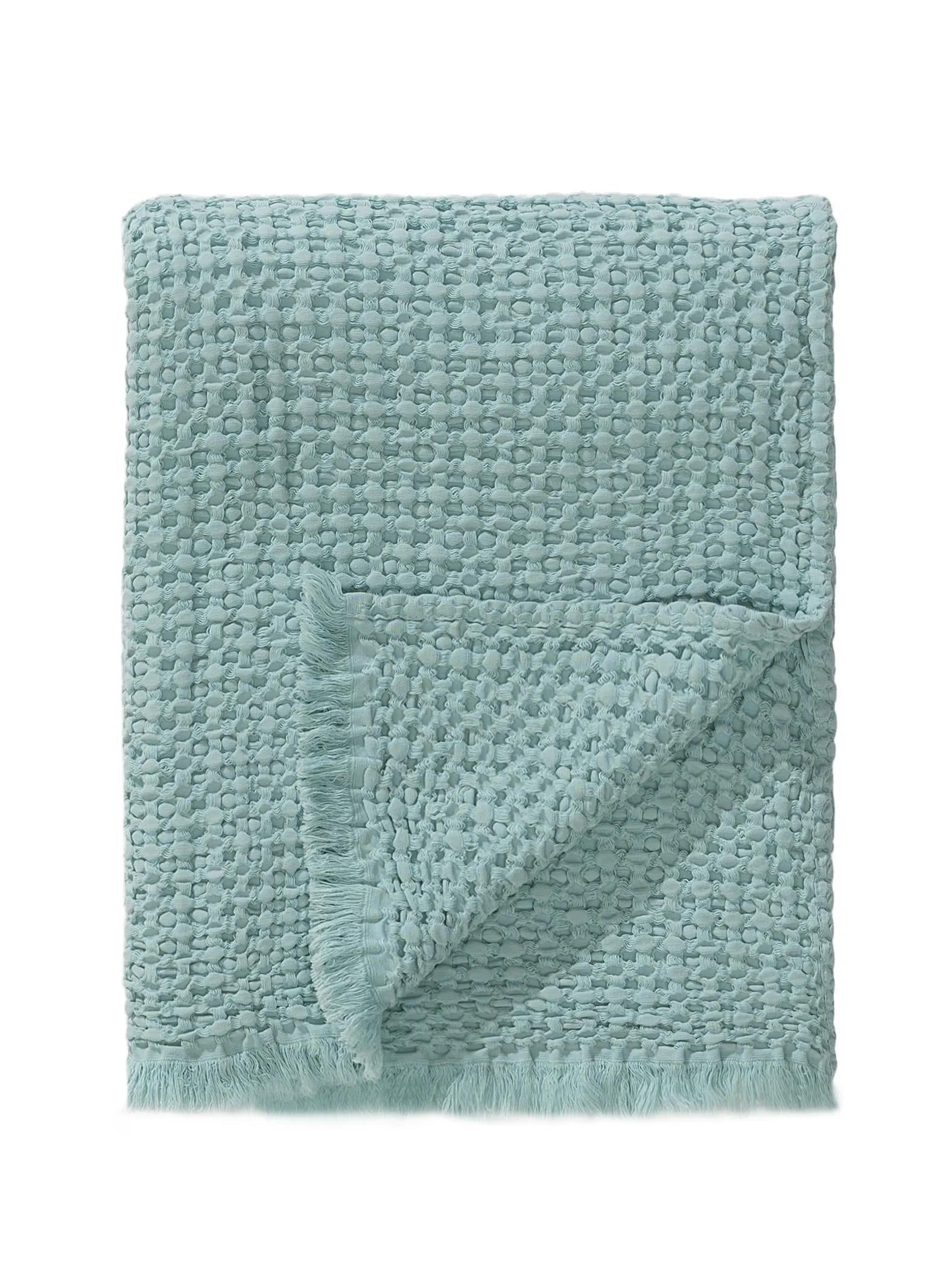 Cotton blanket Cloe Turquoise