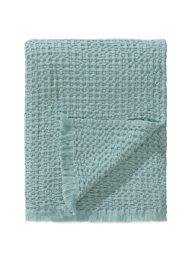 Cotton blanket Cloe Turquoise