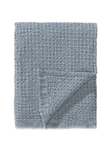 Cotton blanket Cloe Blue/Grey
